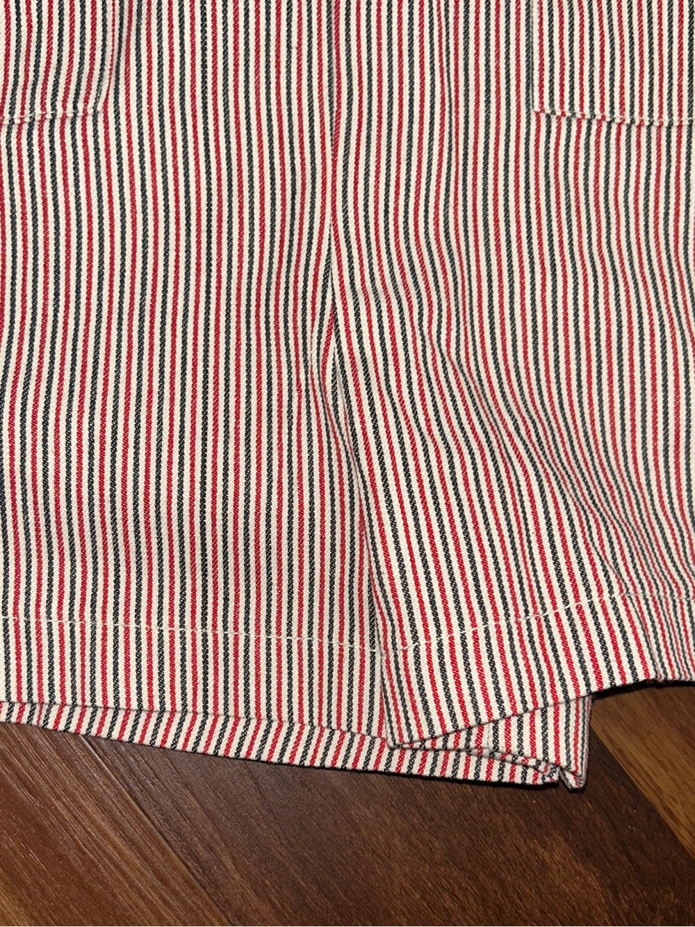 Tuckernuck Red & Blue Stripe Textured Myla Jumper One Piece Romper NWT - Picture 4 of 7